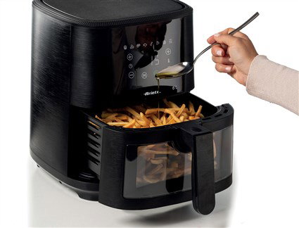 Ariete 4626 Freidora de Aire con Ventana Transparente Negra